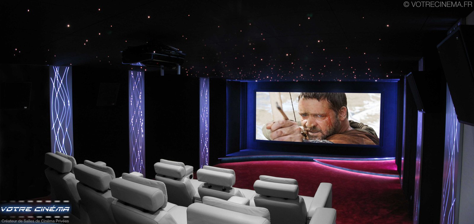 Salle de cinema privee